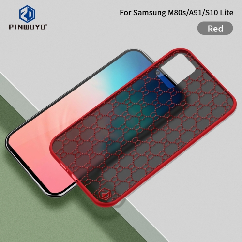 

For Samsung Galaxy A91/S10 Lite PINWUYO Series 2 Generation PC + TPU Waterproof and Anti-drop All-inclusive Protective Case(Red)