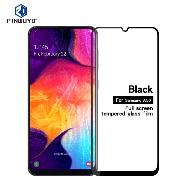 

PINWUYO 9H 2.5D Full Glue Tempered Glass Film for Galaxy A50