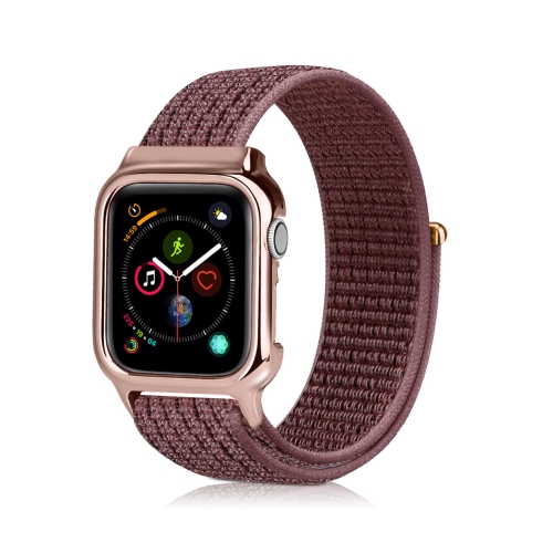 

Simple Fashion Nylon Watch Strap with Frame for Apple Watch Series 5 & 4 44mm