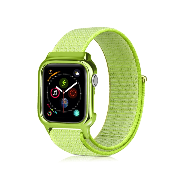 

Simple Fashion Nylon Watch Strap with Frame for Apple Watch Series 4 44mm