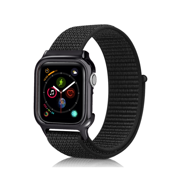 

Simple Fashion Nylon Watch Strap with Frame for Apple Watch Series 5 & 4 44mm