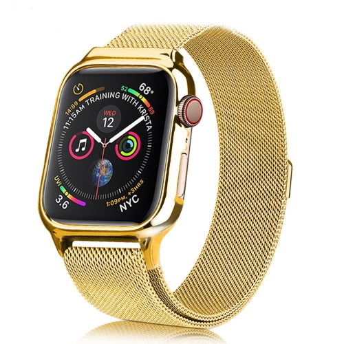 

Milanese Loop Magnetic Stainless Steel Watchband With Frame for Apple Watch Series 4 44mm