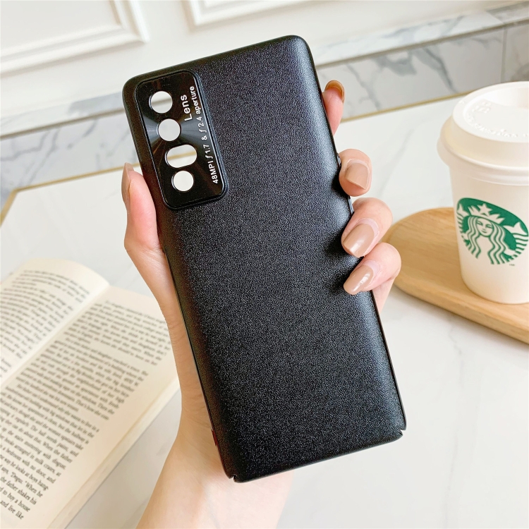 

For OPPO Reno 3 Pro All-Inclusive Pure Prime Skin Plastic Case with Lens Ring Protection Cover(Black)