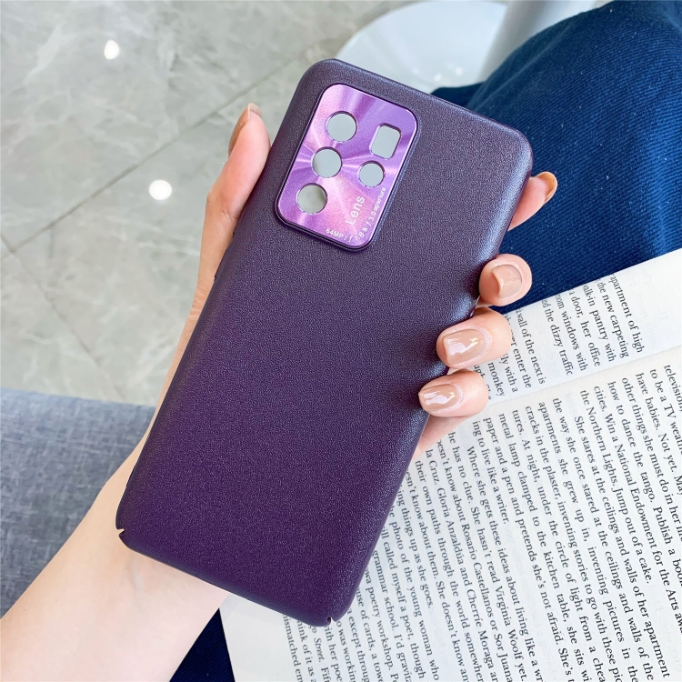

For VIVO X30/X30 Pro All-Inclusive Pure Prime Skin Plastic Case with Lens Ring Protection Cover(Purple)