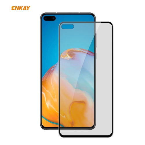 

For HUAWEI P40 ENKAY Hat-Prince 0.26mm 9H 6D Privacy Anti-spy Full Screen Tempered Glass Film