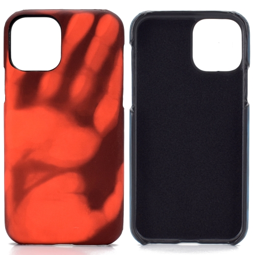 

For Huawei P40 Lite/Nova 6se/Nova7i Paste Skin + PC Thermal Sensor Discoloration Protective Back Cover Case(Black to Red)