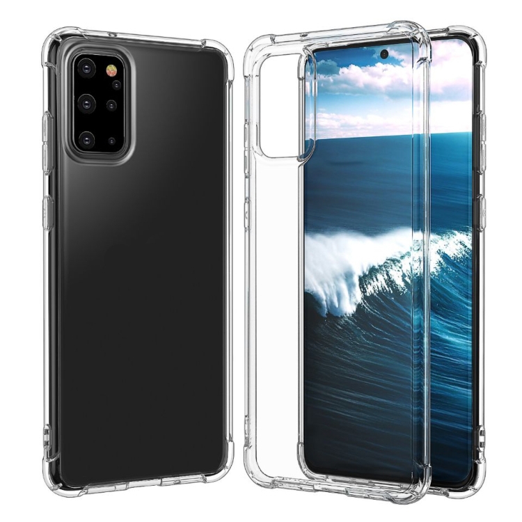 

For Galaxy A51/M40S Four-Corner Anti-Drop Ultra-Thin Transparent TPU Phone Case(Transparent)