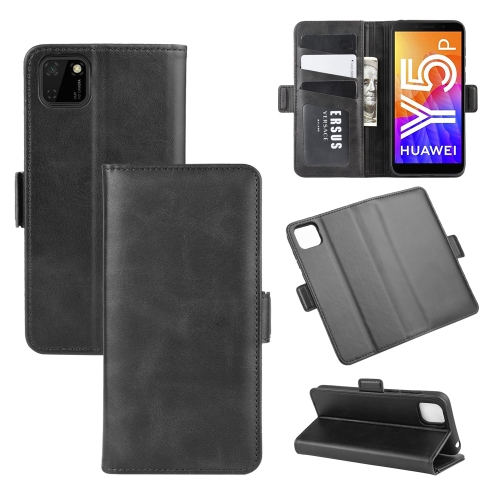 

For Huawei Y5p/Honor 9S Dual-side Magnetic Buckle Horizontal Flip Leather Case with Holder & Card Slots & Wallet(Black)