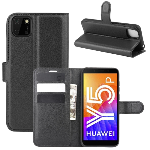 

For Huawei Y5p/Honor 9S Litchi Texture Horizontal Flip Protective Case with Holder & Card Slots & Wallet(Black)