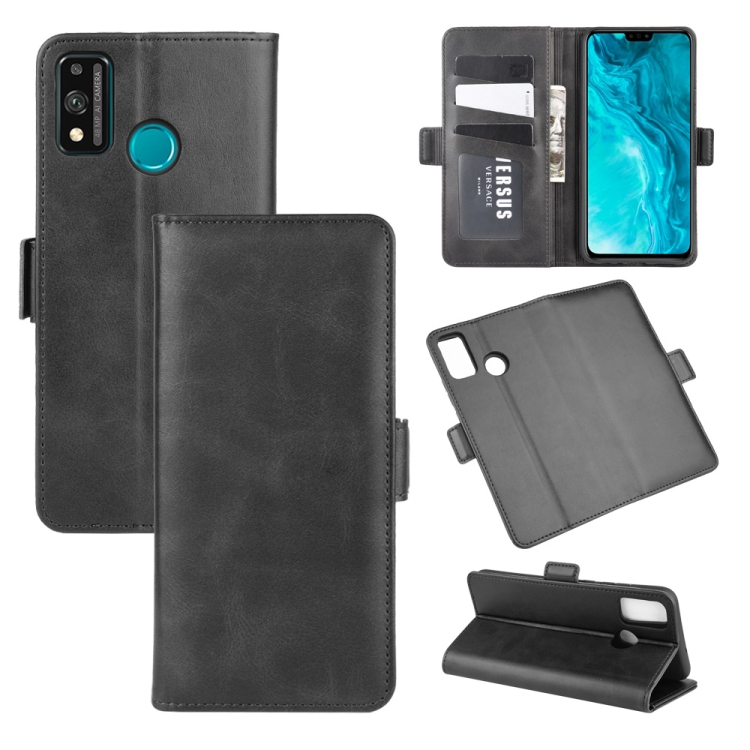 

For Huawei Honor 9X lite Dual-side Magnetic Buckle Horizontal Flip Leather Case with Holder & Card Slots & Wallet(Black)