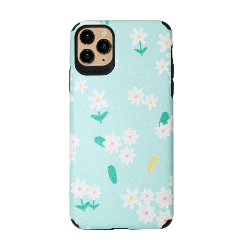 

For iPhone 11 Pro Max Chrysanthemum Pattern TPU+PC Four-corner Shockproof Protective Case with Holder(Chrysanthemum)