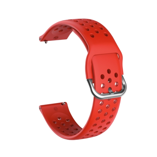 

22mm For Huawei watch GT2e/GT/GT2 46MM Breathable Porous Strap with Inner Buckle(Red)