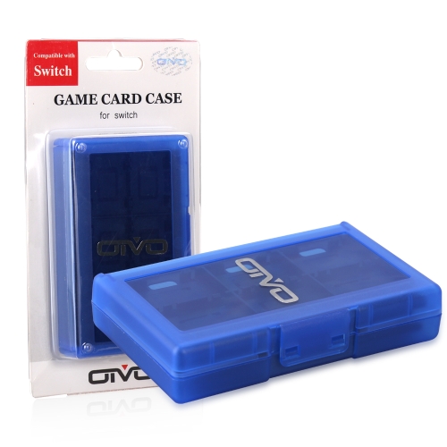 

OIVO IV-SW029 24in1 Game Memory Card Storage Box Card Case Holder For Nintendo Switch(Blue)