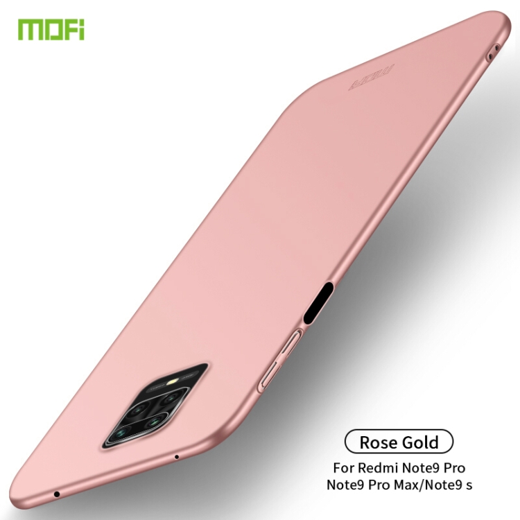 

For Xiaomi RedMi Note9S/Note9Pro MOFI Frosted PC Ultra-thin Hard C(Rose gold)