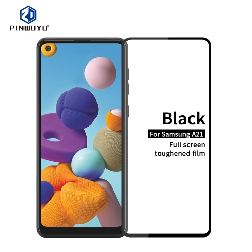 

For Samsung Galaxy A21 PINWUYO 9H 2.5D Full Screen Tempered Glass Film(Black)