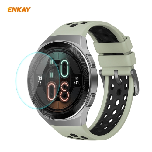 

1 PCS For HUAWEI Watch GT 2E 46mm Dynamic Edition ENKAY Hat-Prince 0.2mm 9H 2.15D Curved Edge Tempered Glass Screen Protector Watch Film