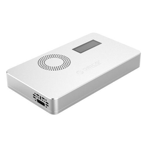 

ORICO M2PX-C3 M. 2 + Fan + Display Hard Disk Box(Silver)