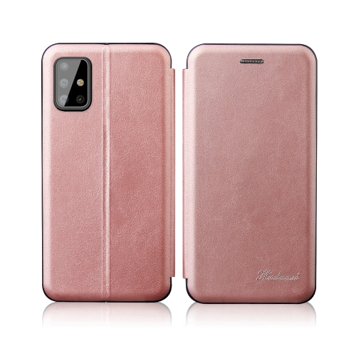 

For Huawei Y5P/Honor 9S TPU+PU Integrated Voltage Magnetic Card Holder Retro Leather Case(Rose Gold)