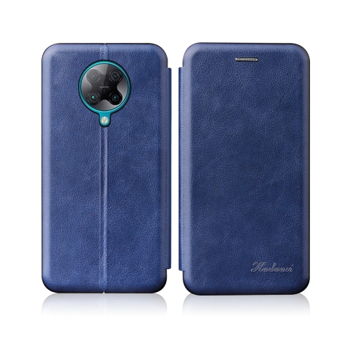 

For Xiaomi Redmi K30 Pro / Redmi K30 Pro Zoom Poco F2 Pro Integrated Electricity Pressing Retro Texture Magnetic TPU+PU Leather Case with Card Slot & Holder(Blue)