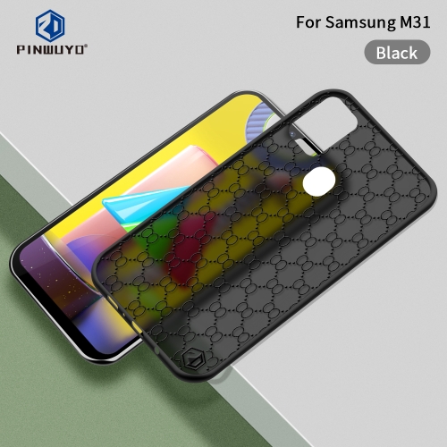 

For Samsung Galaxy M31 PINWUYO Series 2 Generation PC + TPU Waterproof and Anti-drop All-inclusive Protective Case(Black)