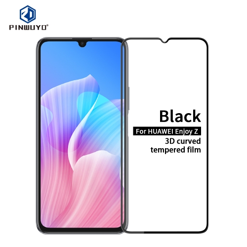 

For Huawei Enjoy Z 5G PINWUYO 9H 3D Curved Full Screen Explosion-proof Tempered Glass Film(Black)