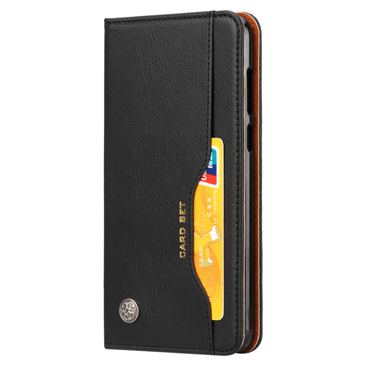 

Knead Skin Texture Horizontal Flip Leather Case for Huawei Y9(2018) / Enjoy 8 Plus, with Photo Frame & Holder & Card Slots & Wallet(Black)