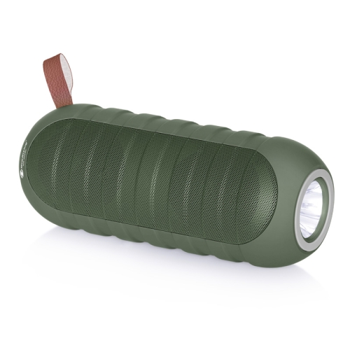 

NewRixing NR3025L Portable Stereo Wireless Bluetooth Speaker with LED Flashlight & TF Card Slot & FM, Built-in Microphone(Green)