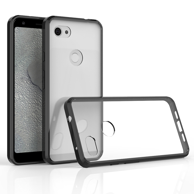 

Scratchproof TPU + Acrylic Protective Case for Google Pixel 3A XL(Black)