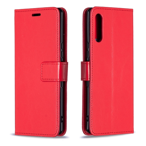 

For Sony Xperia L4 Crazy Horse Texture Horizontal Flip Leather Case with Holder & Card Slots & Wallet & Photo Frame(Red)