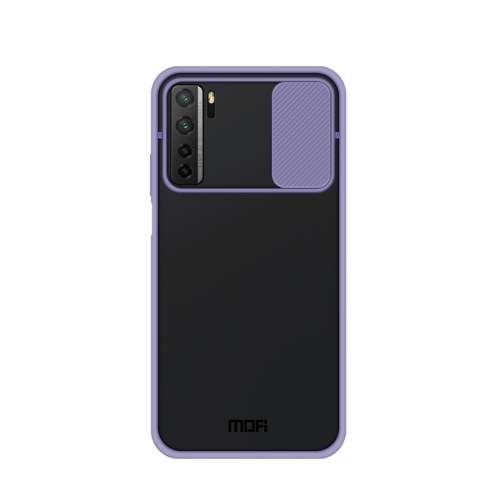 

For Huawei nova 7 SE MOFI Xing Dun Series PC + TPU Anti-peep Waterproof And Anti-drop All-inclusive Protective Shell, Translucent Frosted(Purple)