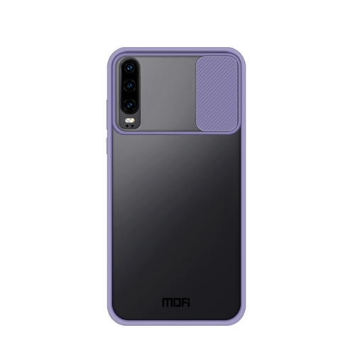 

For Huawei P30 MOFI Xing Dun Series PC + TPU Anti-peep Waterproof And Anti-drop All-inclusive Protective Shell, Translucent Frosted(Purple)