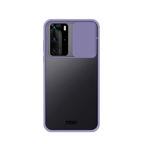 

For Huawei P40 Pro MOFI Xing Dun Series PC + TPU Anti-peep Waterproof And Anti-drop All-inclusive Protective Shell, Translucent Frosted(Purple)