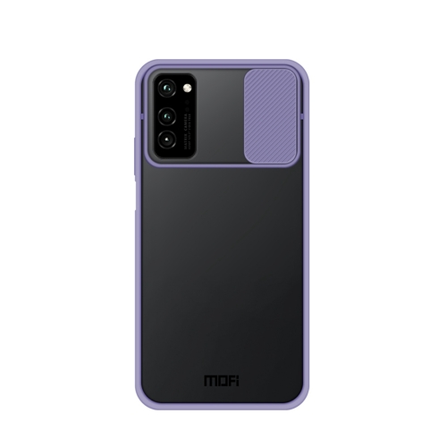 

For Huawei HonorV30 MOFI Xing Dun Series PC + TPU Anti-peep Waterproof And Anti-drop All-inclusive Protective Shell, Translucent Frosted(Purple)