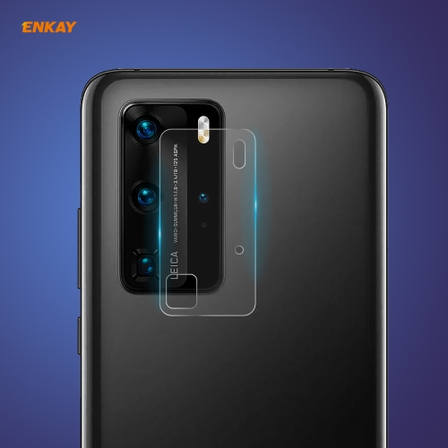 

For Huawei P40 Pro Hat-Prince ENKAY 0.2mm 9H 2.15D Round Edge Rear Camera Lens Tempered Glass Film