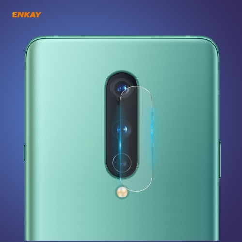 

For OnePlus 8 Hat-Prince ENKAY 0.2mm 9H 2.15D Round Edge Rear Camera Lens Tempered Glass Film
