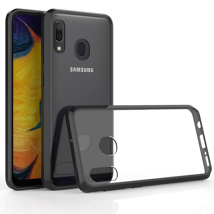 

Scratchproof TPU + Acrylic Protective Case for Galaxy A20 / 30(Black)