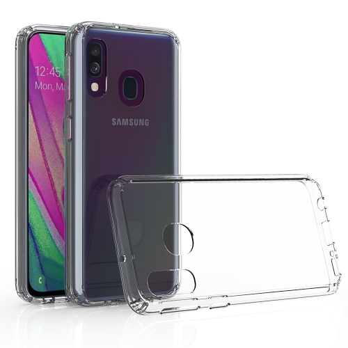 

Shockproof Scratchproof TPU + Acrylic Protective Case for Galaxy A40(Transparent)