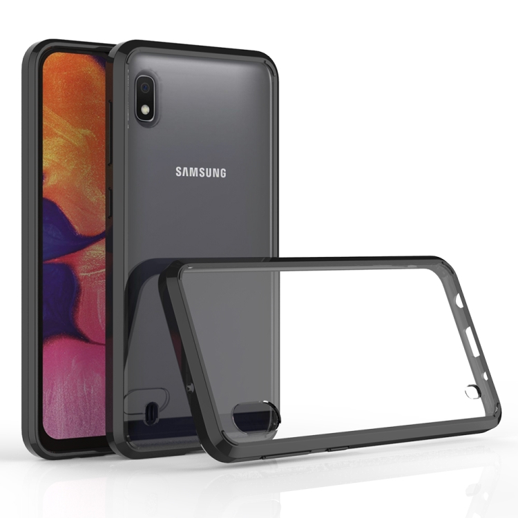 

Scratchproof TPU + Acrylic Protective Case for Galaxy A10(Black)