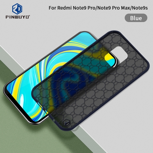 

For Xiaomi Redmi Note 9S PINWUYO Series 2nd Generation PC + TPU Anti-drop All-inclusive Protective Shell Matte Back Cover(Blue)