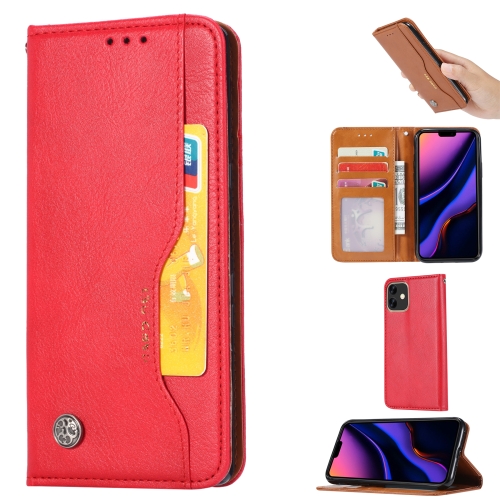 

For Huawei Y5P 2020 / Honor 9s Knead Skin Texture Horizontal Flip Leather Case with Photo Frame & Holder & Card Slots & Wallet(Red)