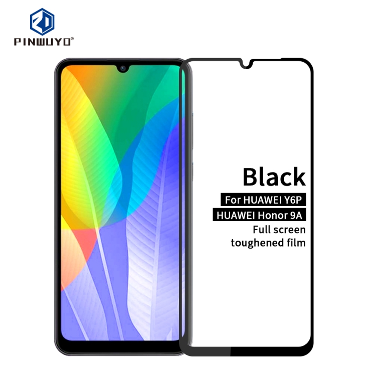 

For Huawei Y6P / Honor 9A PINWUYO 9H 2.5D Full Screen Tempered Glass Film(Black)