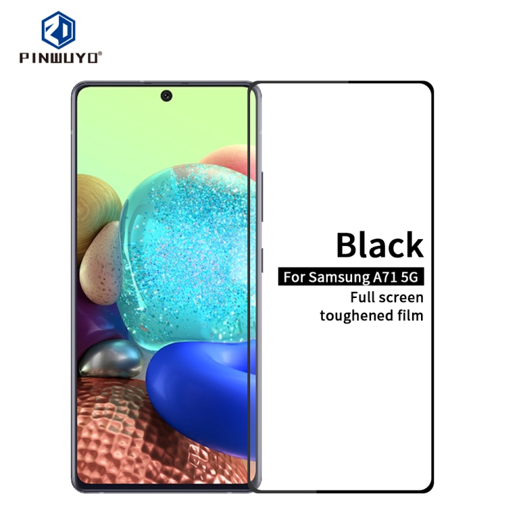 

For Samsung Galaxy A71 5G PINWUYO 9H 2.5D Full Screen Tempered Glass Film(Black)