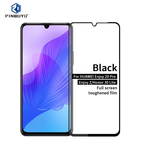 

For Huawei Enjoy 20 Pro / Enjoy Z / Honor30 Lite PINWUYO 9H 2.5D Full Screen Tempered Glass Film(Black)