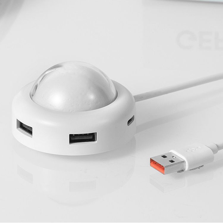 

ZS-71702 4 in 1 3 x USB A + 1 x USB-C / Type-C to USB Port Expander Laptop USB HUB(White)
