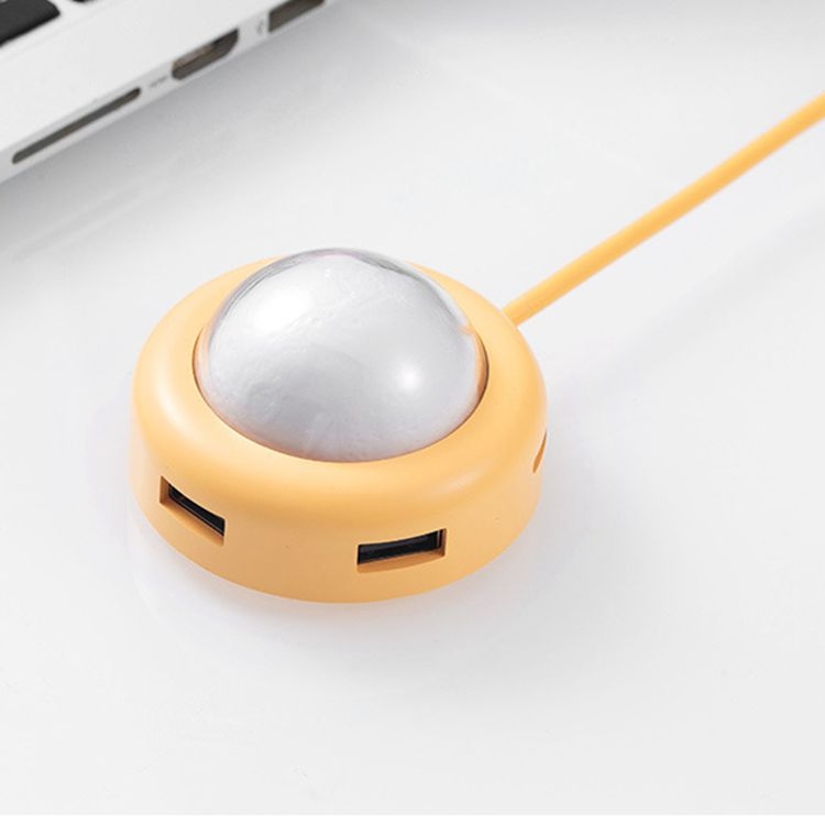 

ZS-71702 4 in 1 3 x USB A + 1 x USB-C / Type-C to USB Port Expander Laptop USB HUB(Yellow)