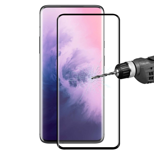 

ENKAY Hat-Prince 0.26mm 9H 3D Explosion-proof Full Screen Curved Heat Bending Tempered Glass Film for OnePlus 7 Pro(Black)
