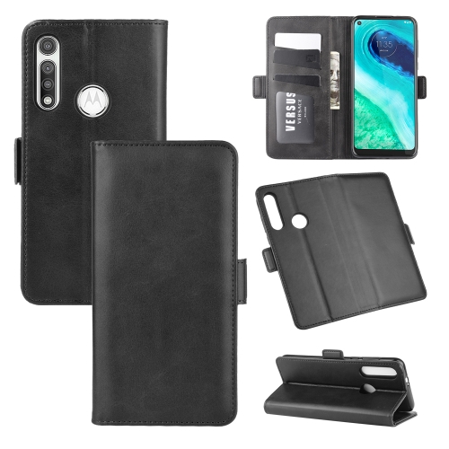 

For Motorola Moto G Fast Dual-side Magnetic Buckle Horizontal Flip Leather Case with Holder & Card Slots & Wallet(Black)