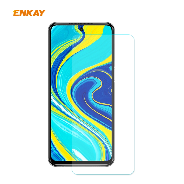 

For Redmi Note 9S / Note 9 Pro ENKAY Hat-Prince 0.26mm 9H 2.5D Curved Edge Tempered Glass Film