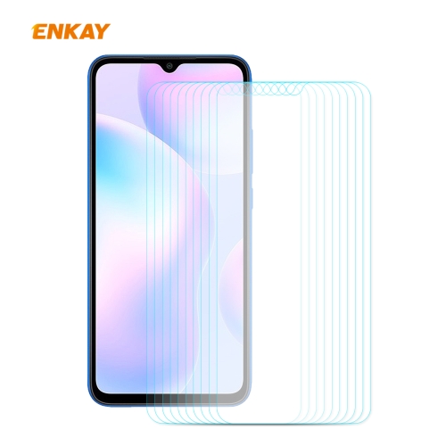 

For Xiaomi Mi10 Lite / Redmi 10X 5G 10 PCS ENKAY Hat-Prince 0.26mm 9H 2.5D Curved Edge Tempered Glass Film