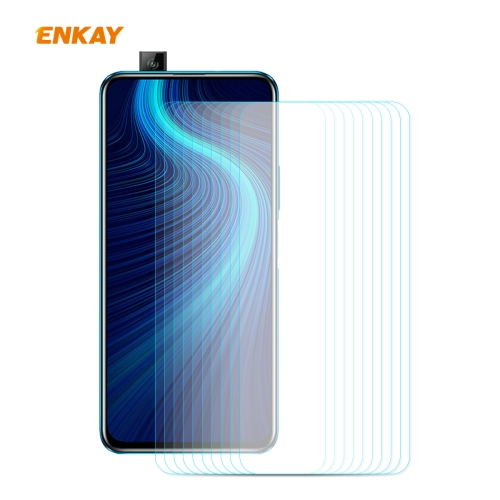 

For Honor X10 5G 10 PCS ENKAY Hat-Prince 0.26mm 9H 2.5D Curved Edge Tempered Glass Film